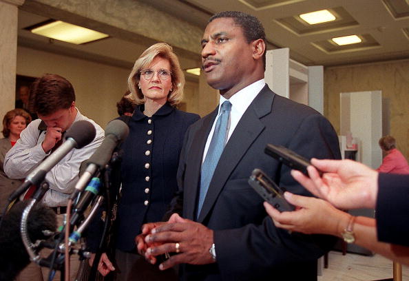 US Secretary of Transportation Rodney E. Slater (R