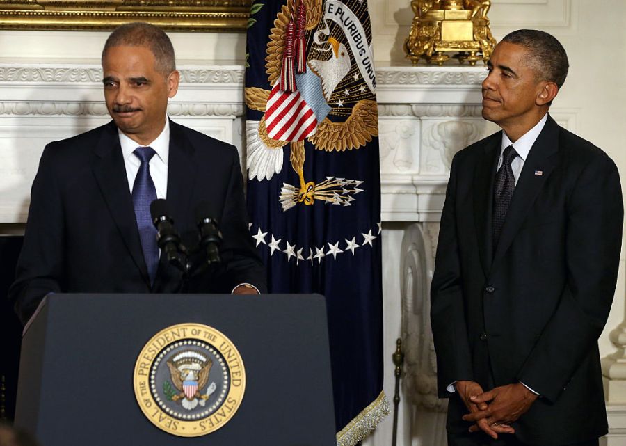President Obama Announces Resignation Of Eric Holder