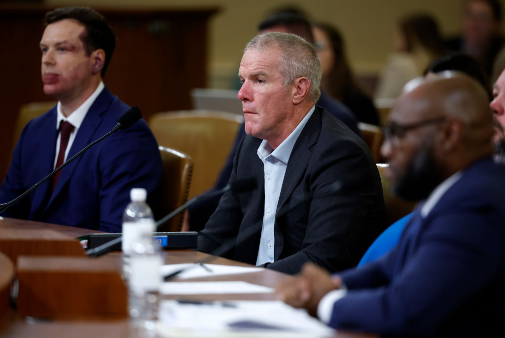 Brett Favre Testifies Before The House On Welfare Reform