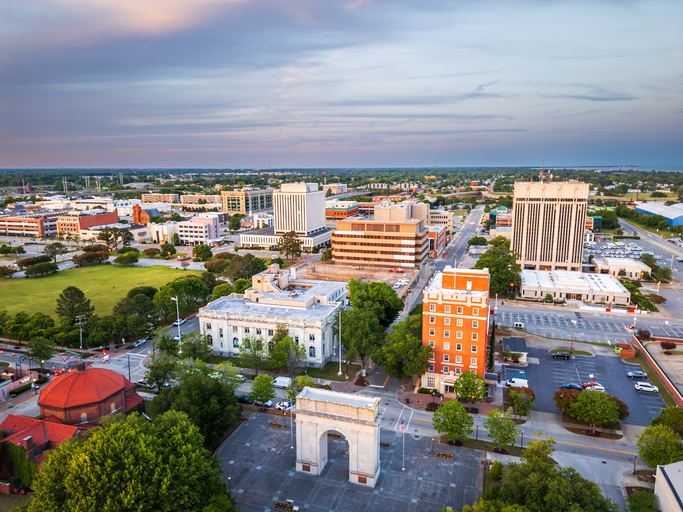 Newport News, Virginia, USA Cityscape