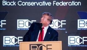 Former President Donald Trump Speaks At The Black Conservative Federation's Honor Gala In South Carolina