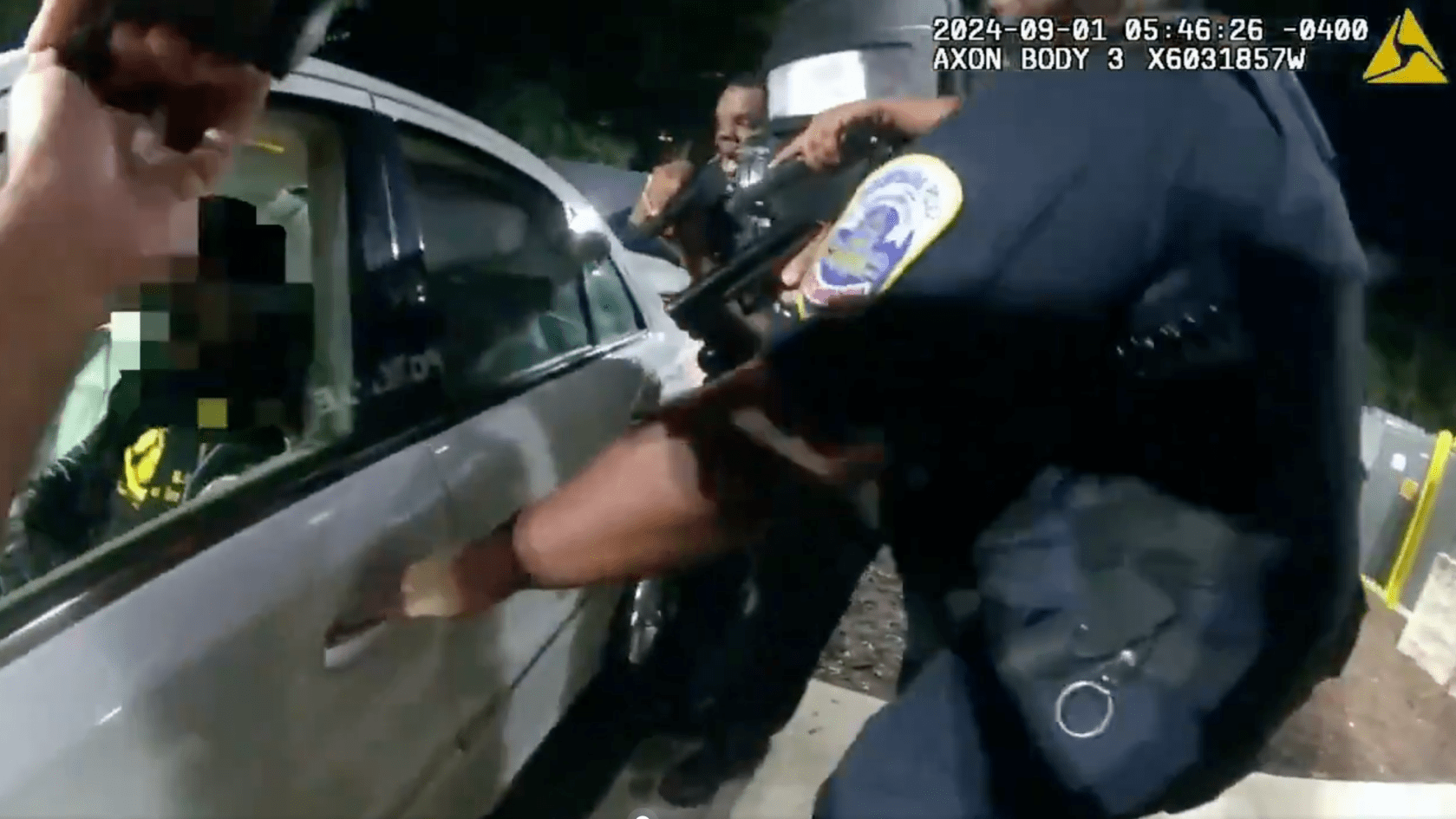 Justin Robinson DC police shooting bodycam video
