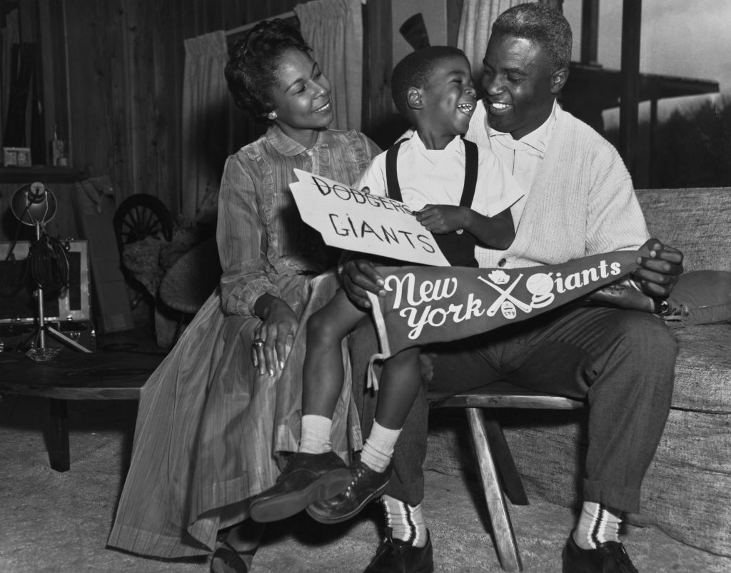 Jackie Robinson And Family