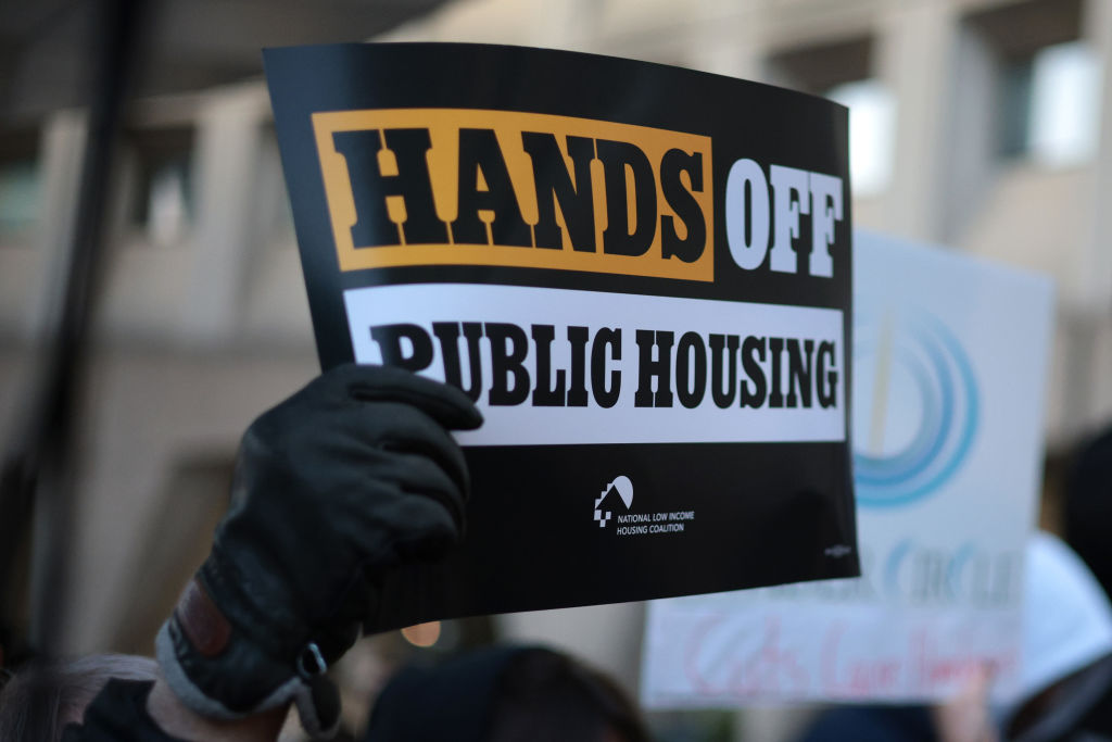 Rep. Maxine Waters Leads Protest Against DOGE, Delivering Letter To HUD Secretary Turner