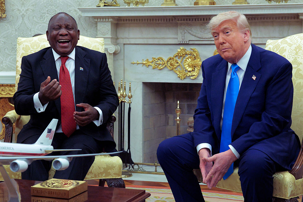 President Trump Meets With South African President Cyril Ramaphosa At The White House