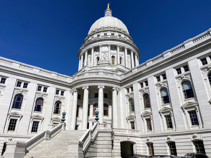 Wisconsin State Capitol Building in Madison
