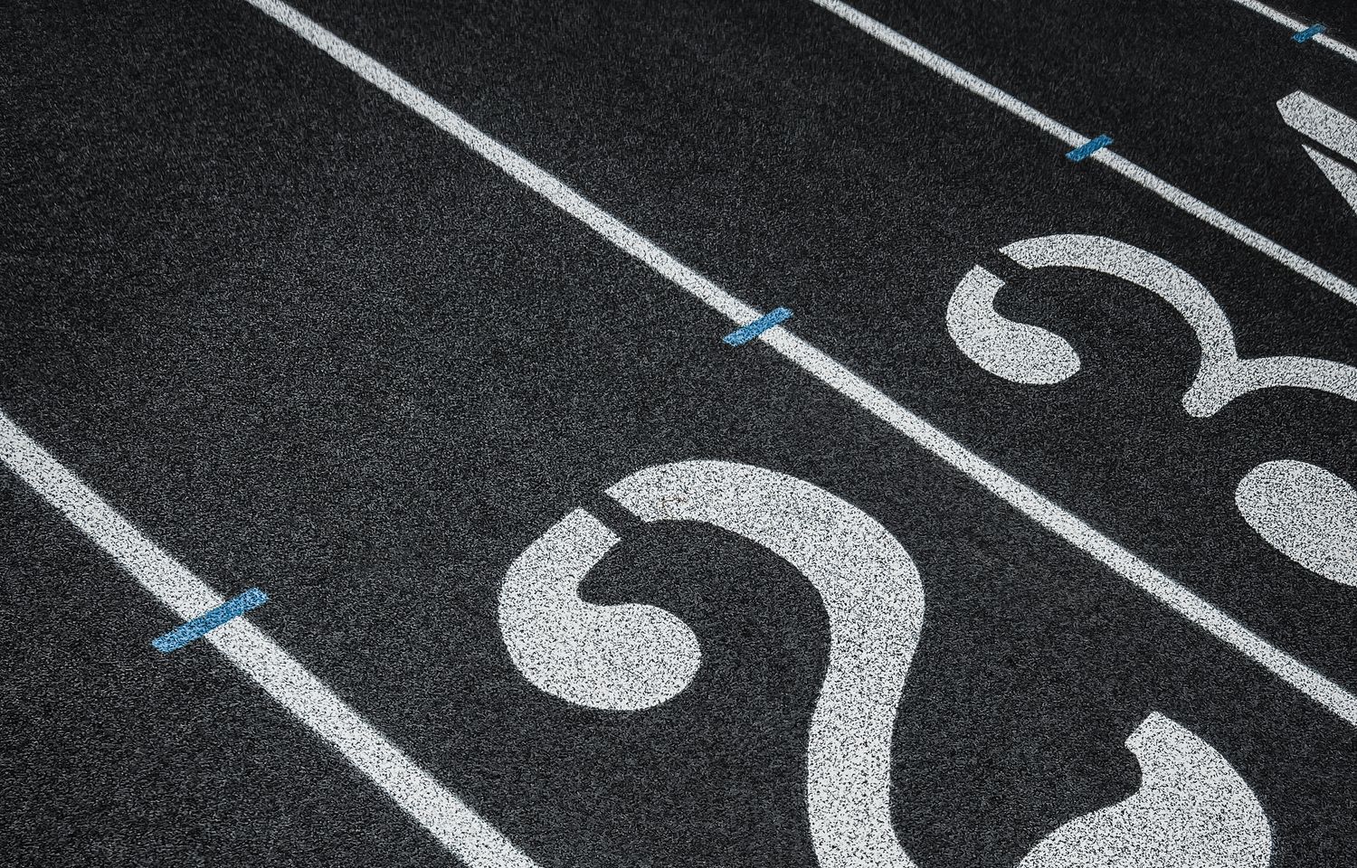Track and Field Running Lanes