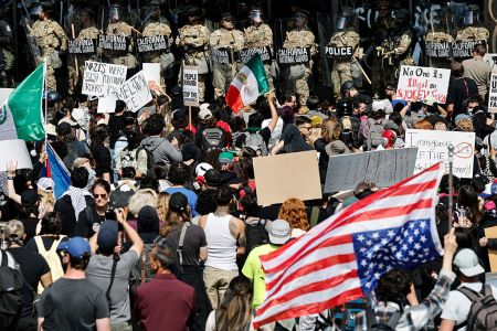 Protests Erupt In LA County Sparked By Federal Immigration Raids