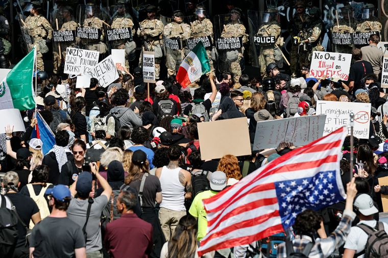 Protests Erupt In LA County Sparked By Federal Immigration Raids