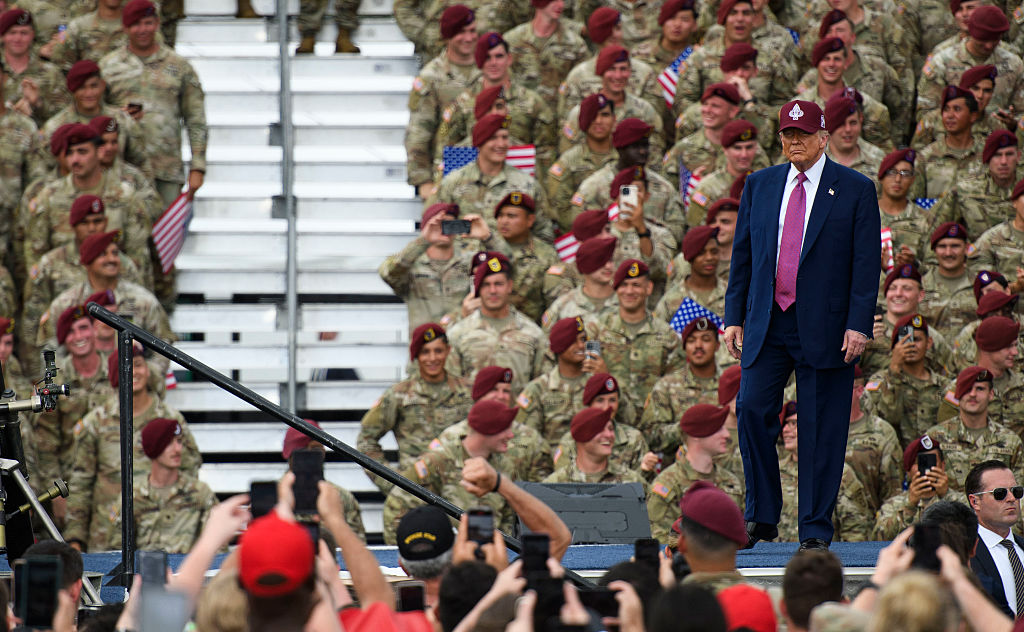 President Trump Visits Fort Bragg To Honor U.S. Forces