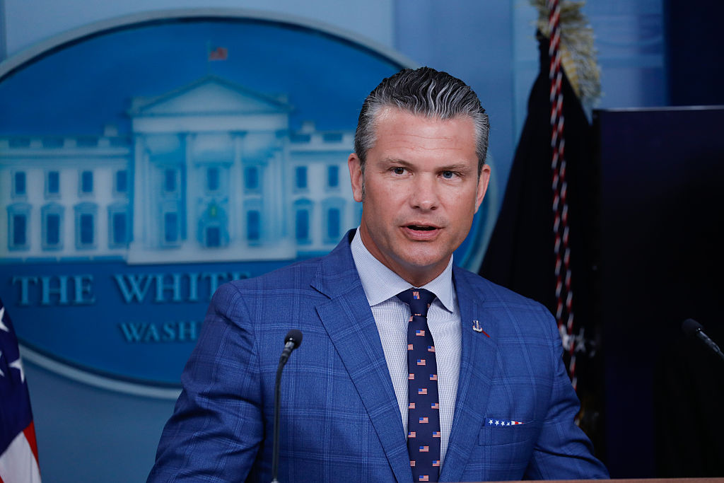 Press conference at White House