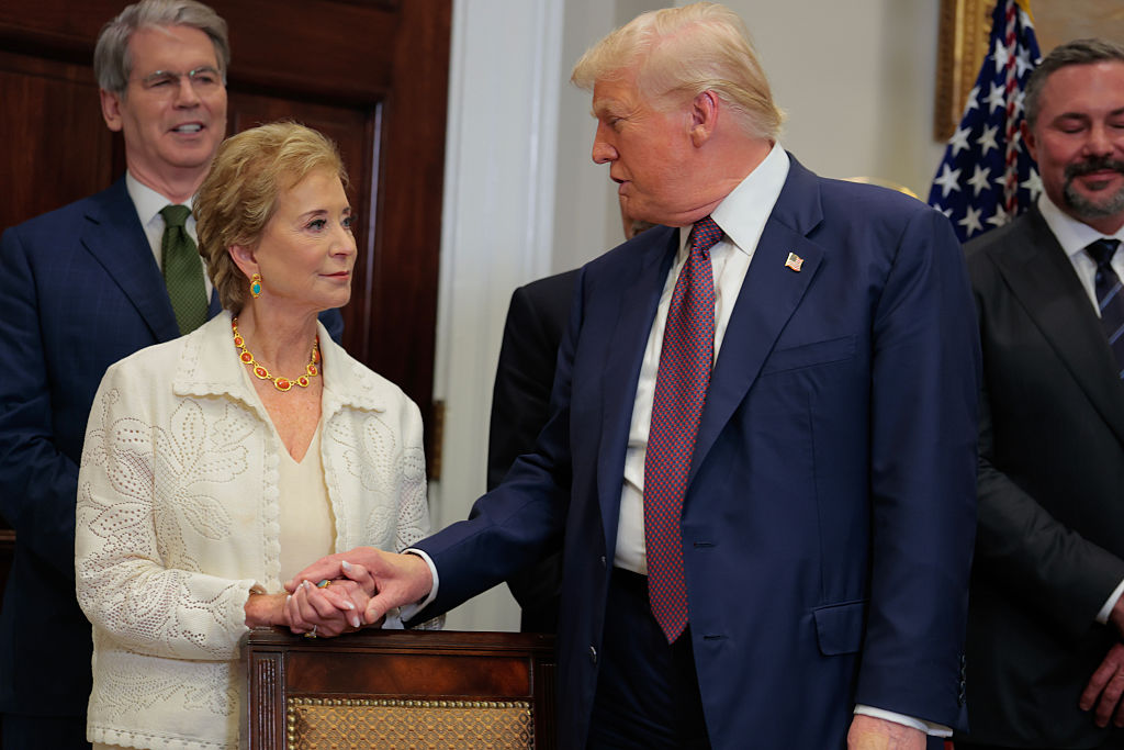 President Trump Signs Executive Order In White House's Roosevelt Room