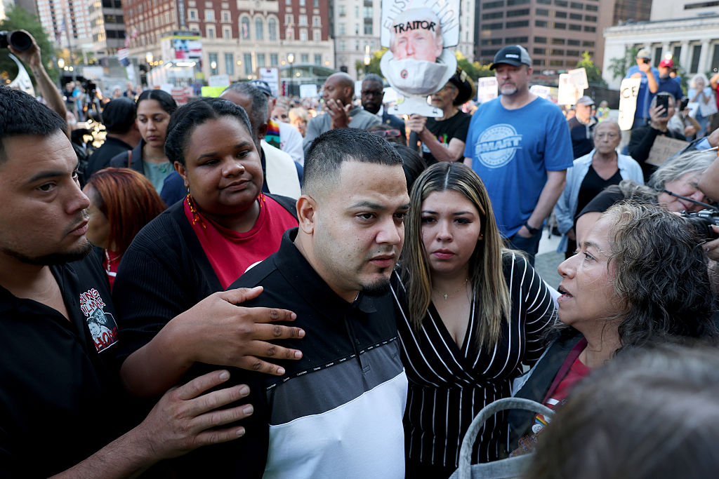Kilmar Abrego Garcia Checks In At Baltimore ICE Office After Release From Jail