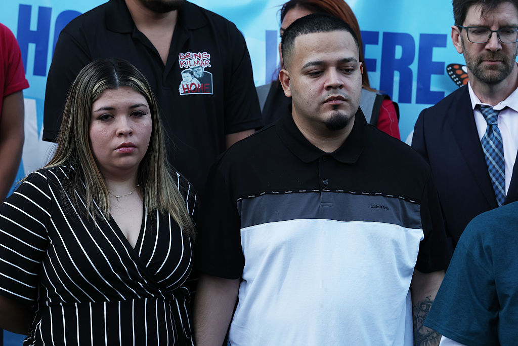 Kilmar Abrego Garcia Checks In At Baltimore ICE Office After Release From Jail