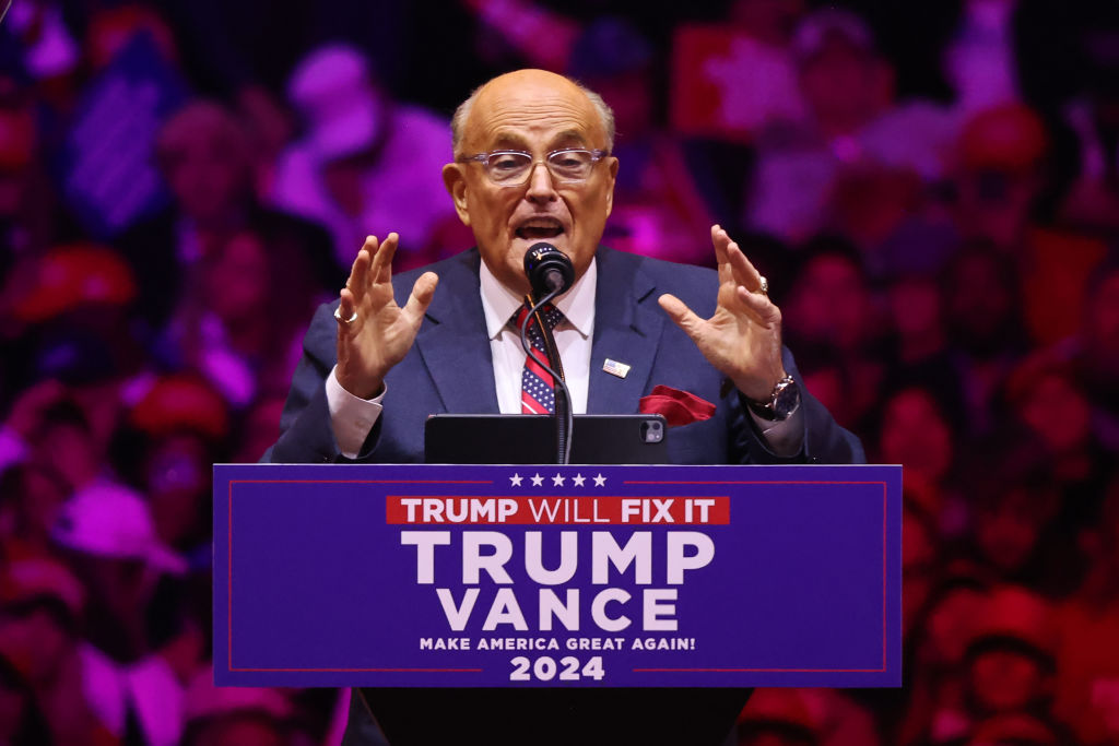 Donald Trump Holds Campaign Rally At Madison Square Garden In NYC