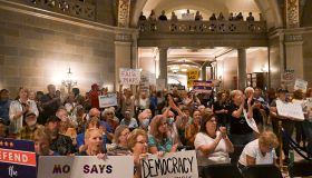Activists Protest Against The Missouri Republican Redistricting Plan In Jefferson City