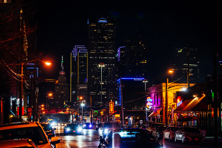 Deep Ellum by night - Dallas, Texas, Black history, Jazz 