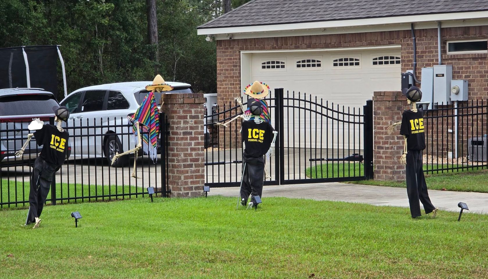 Mobile County Sheriff Paul Burch Halloween Decorations