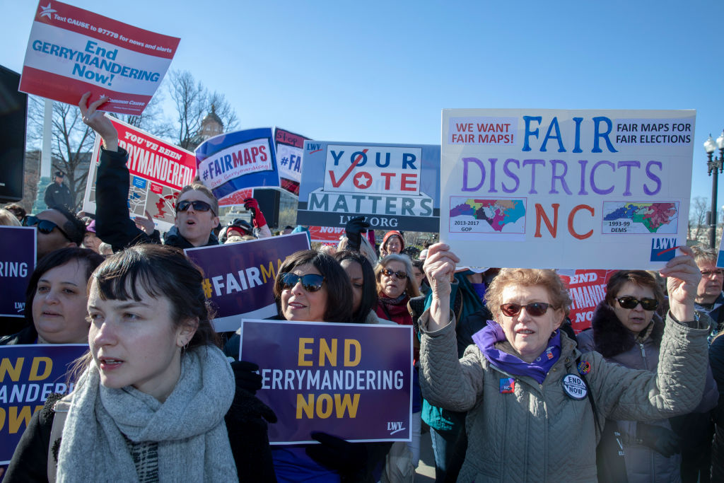 'Fair Maps' Rally Held As Supreme Court Hears Gerrymandering Case