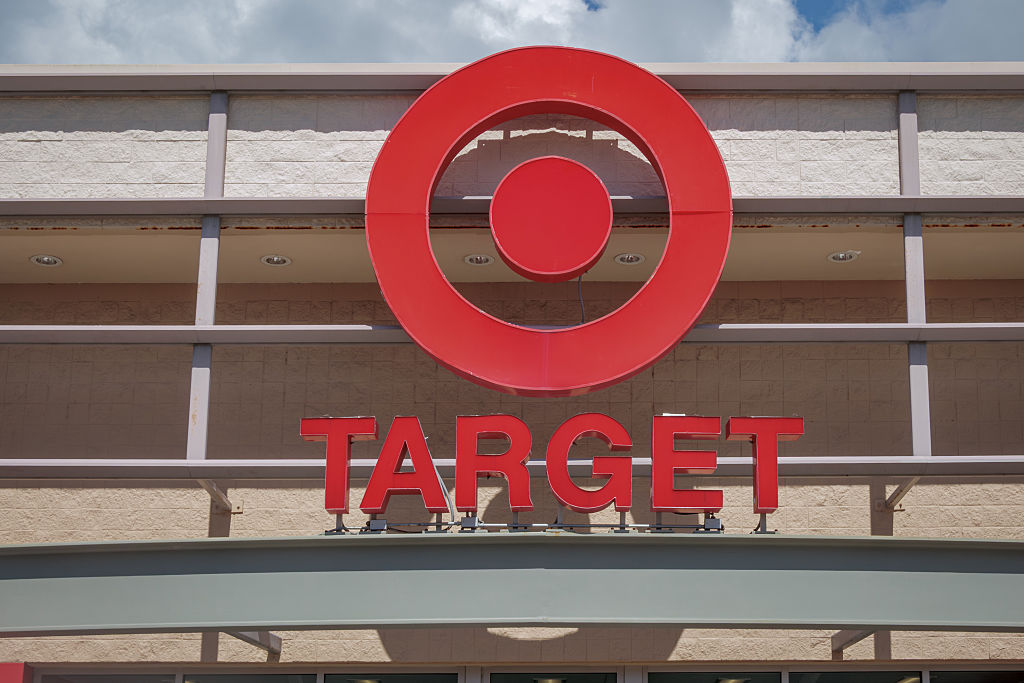 Sign at the entrance to a Target store in Venice, Florida...