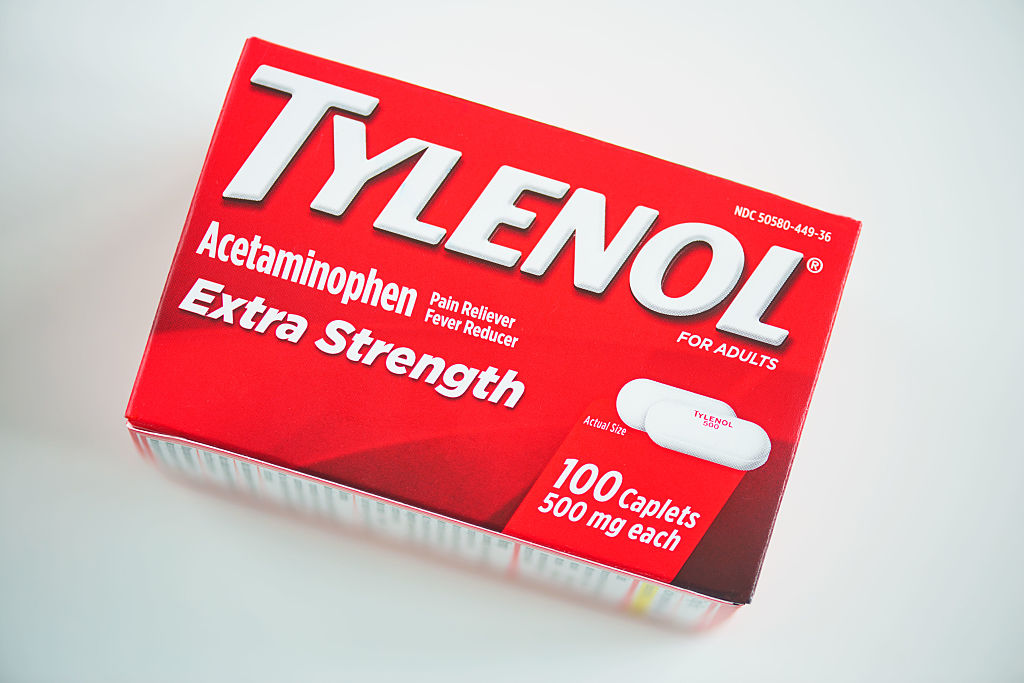 A photo illustration of Tylenol