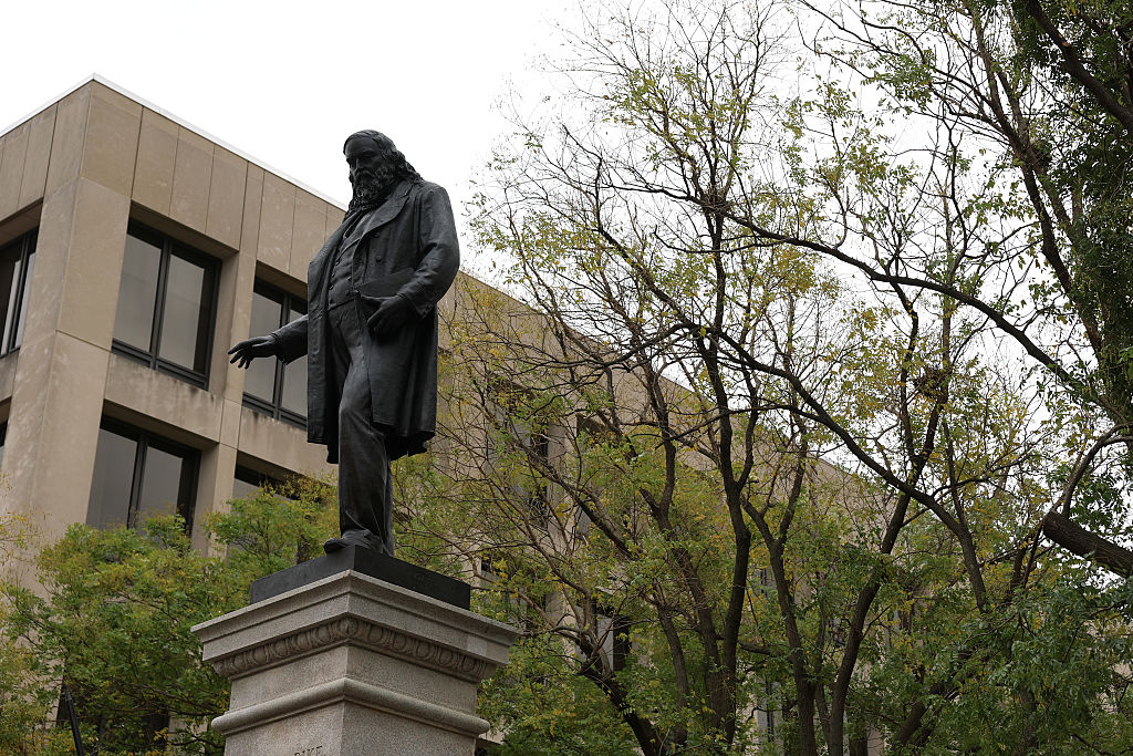 Statue Of Confederate General Albert Pike Reinstalled In D.C.'s Judiciary Square
