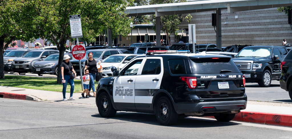 A Southern California Cop intervenes as a Ugentise of Ice Collection Ices pulls a gun on a civilian driver. A Southern California Cop intervenes as a Ugentise of Ice Collection Ices pulls a gun on a civilian driver.