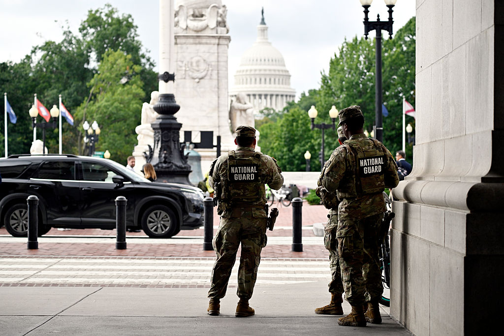 National Guard On Patrol In The District Of Columbia