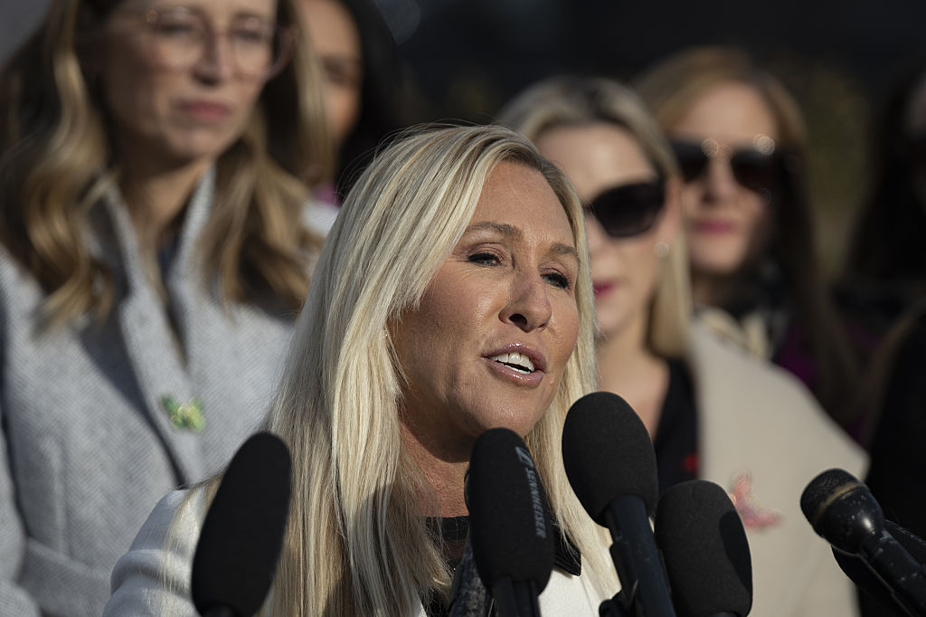 A press conference on the Epstein Files Transparency Act at the US Capitol