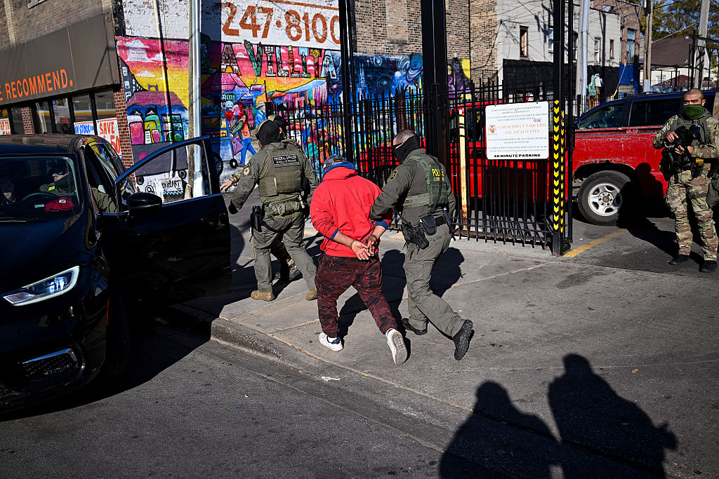 U.S. Border Patrol Agents Enforce Operation Midway Blitz In Chicago, Illinois