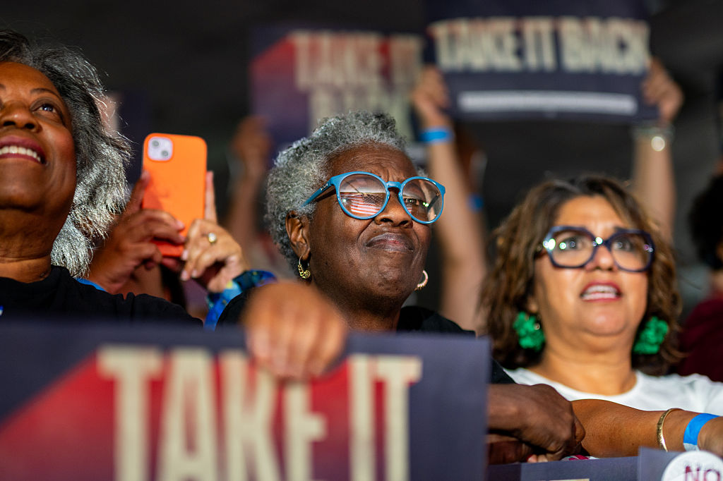 California Governor Newsom Joins Harris County, Texas Democrats' Rally In Houston