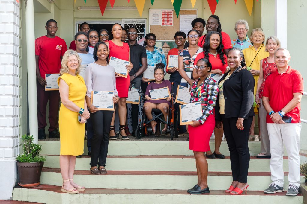 Laura Trevelyan With Trevelyan Bursary Awardees