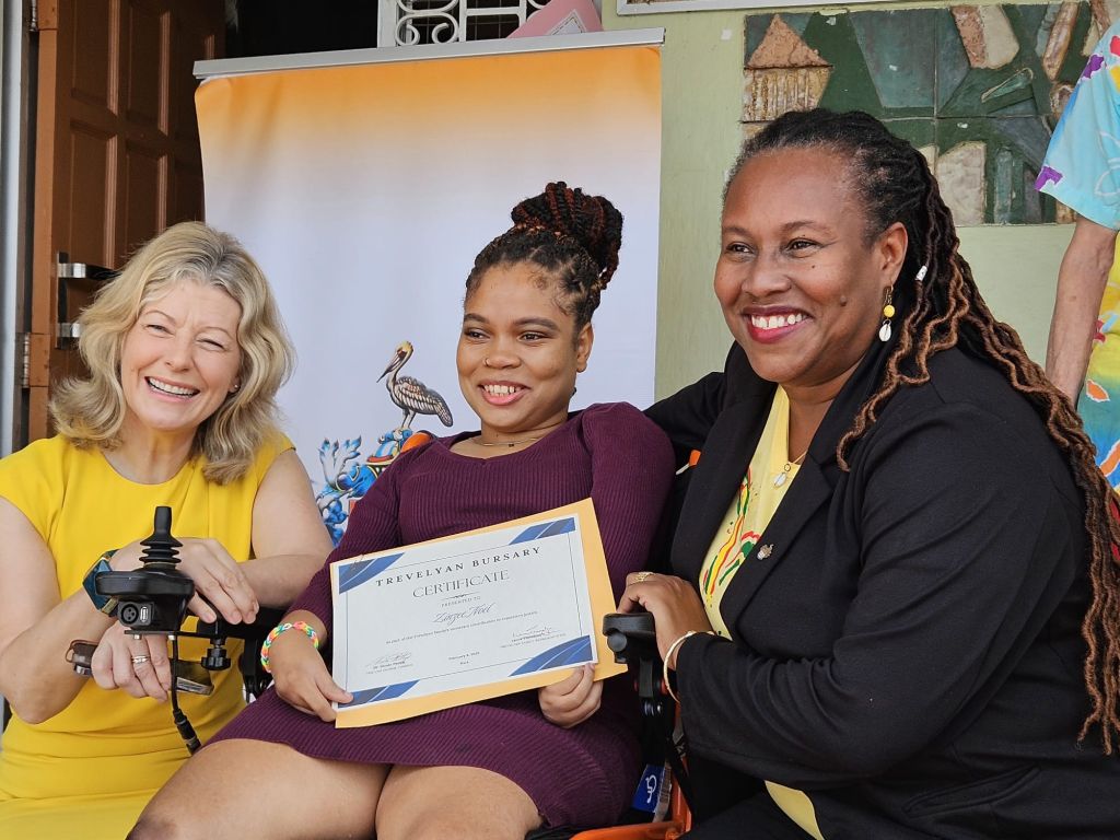 Laura Trevelyan With Trevelyan Bursary Awardees