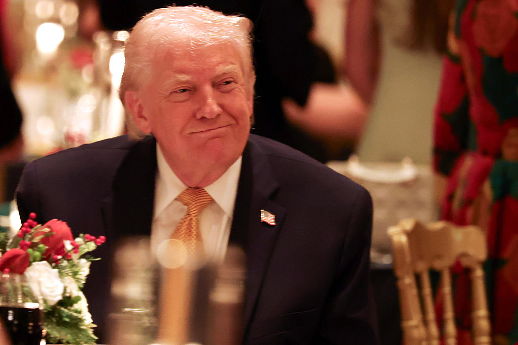 President Trump Hosts Christmas Eve Dinner At Mar-a-Lago