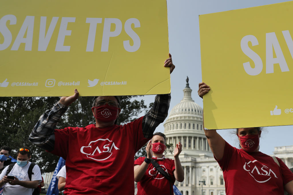 Temporary Protected Status Beneficiaries Hold News Conference On Court Ruling Lifting TPS Injunction