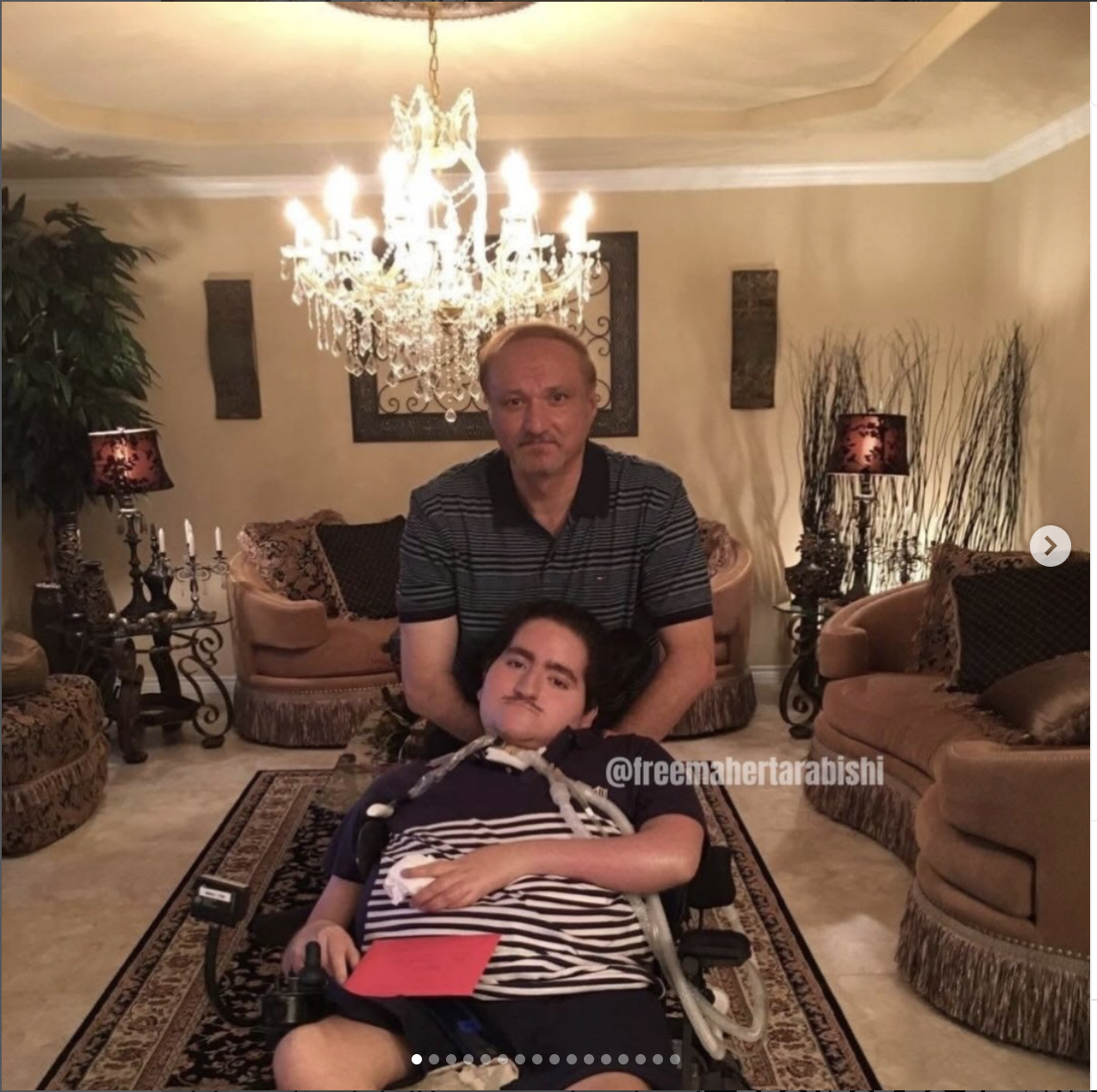 Maher Tarabishi and his son Wael