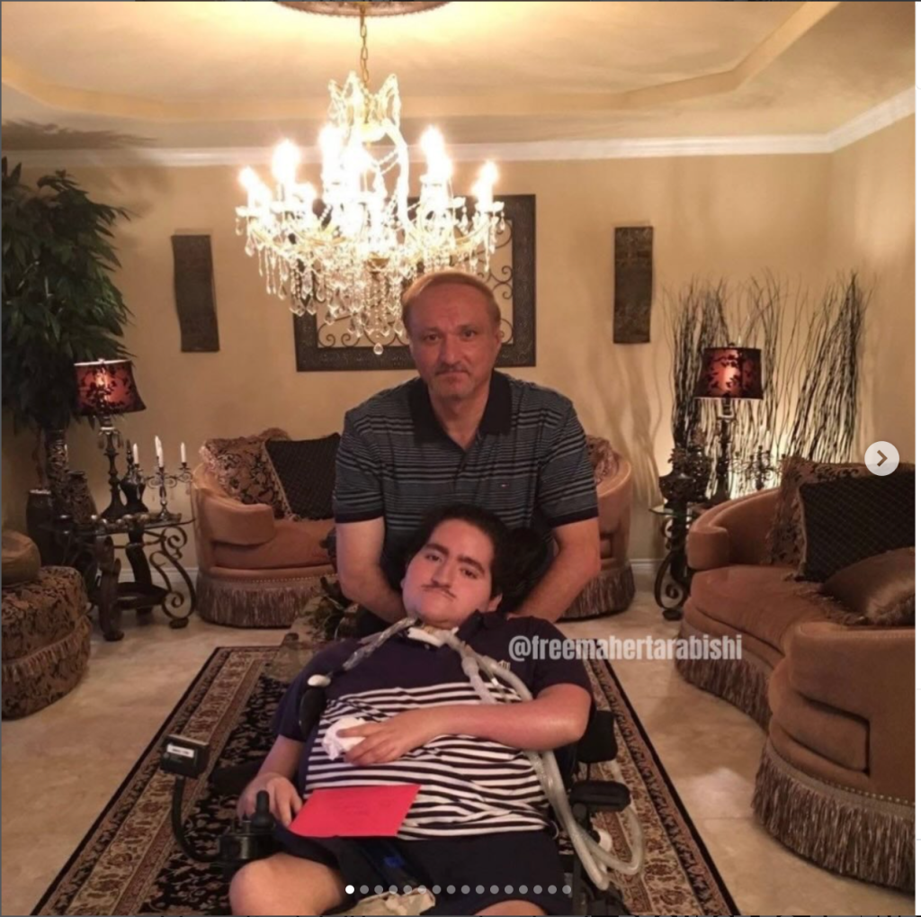 Maher Tarabishi and his son Wael