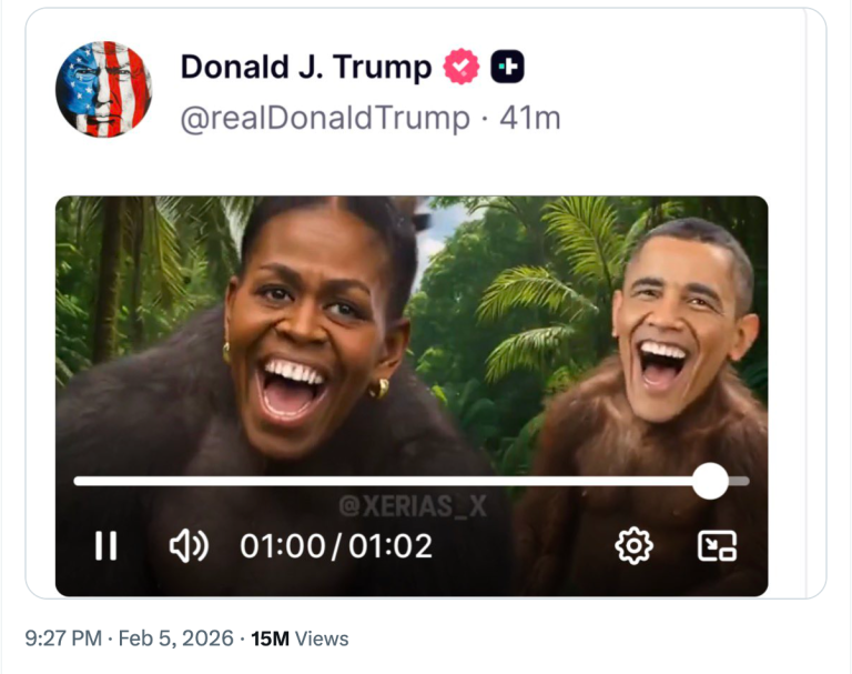 Trump Posted His Obama Ape Video. The Power Move Is Laughing
