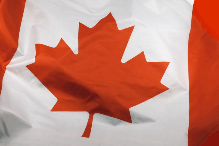 The Maple Leaf flag - Canada