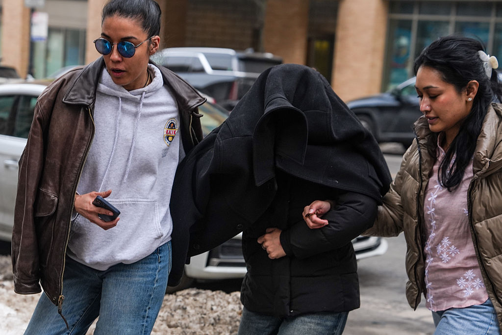 Columbia Students And Activists Demonstrate Against A Recent Apprehension On Campus By Federal Agents