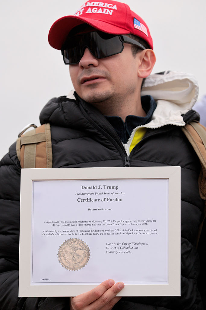 Right-Wing Activists Hold January 6 Memorial March In Washington On 5th Anniversary Of Attack On The Capitol