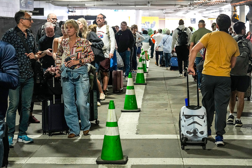 Hobby Airport TSA line