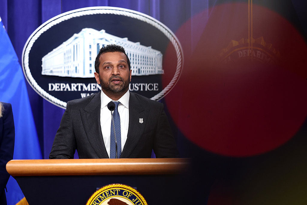 Attorney General Bondi, FBI Director Patel, And U.S. Attorney Pirro Make Announcement At The Justice Department