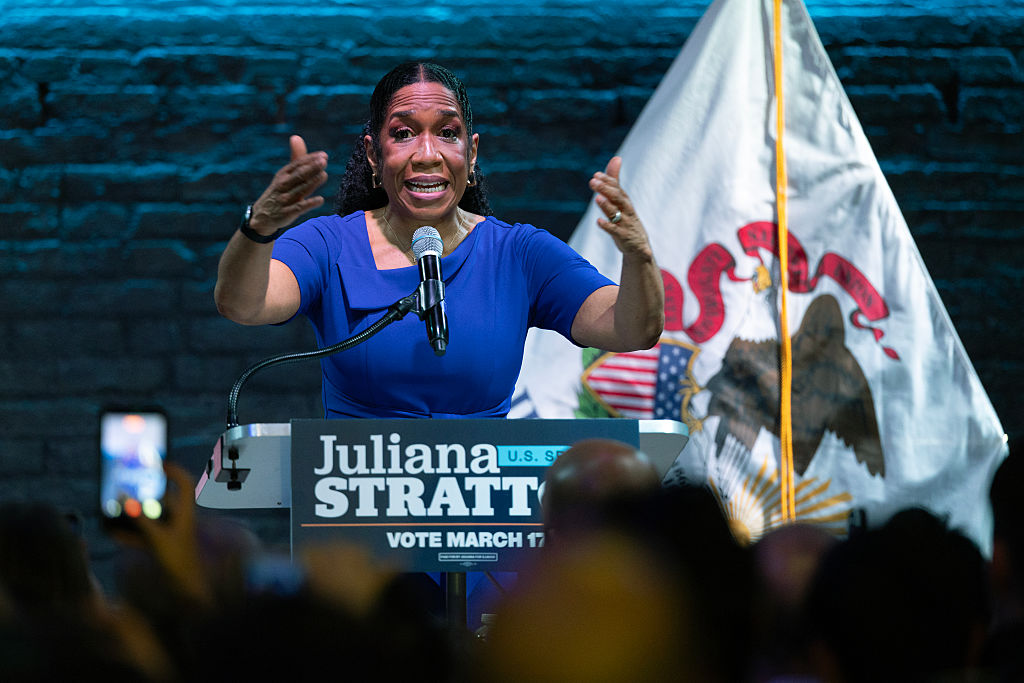 IL Senate Candidate Juliana Stratton Holds Primary Night Event