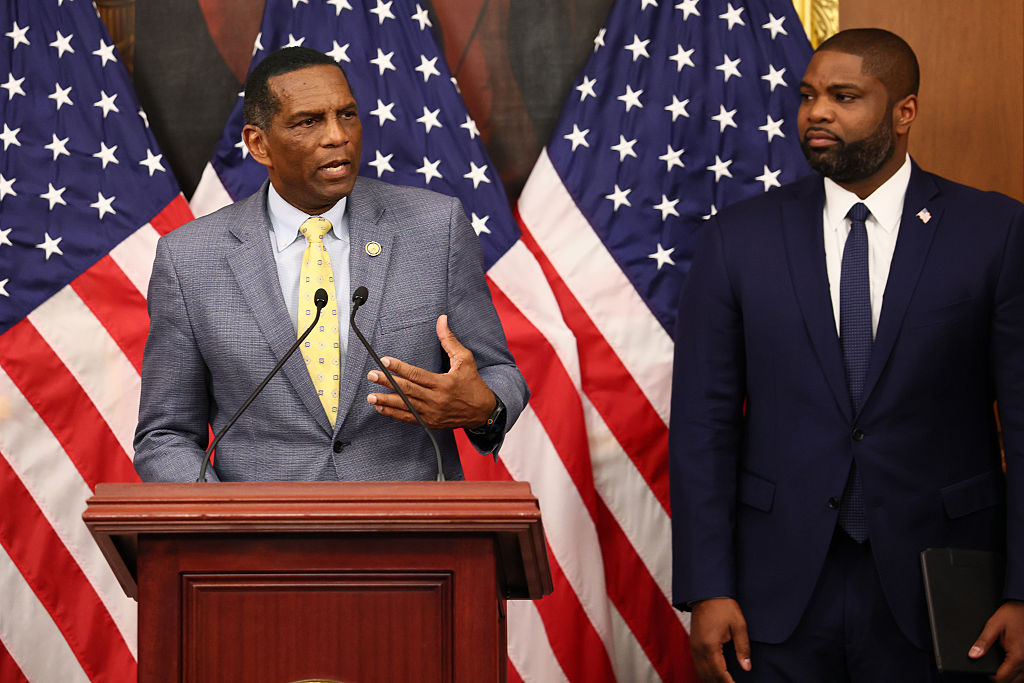 Rep. Donalds And Speaker Johnson Dedicate Frederick Douglass Press Gallery At The US Capitol