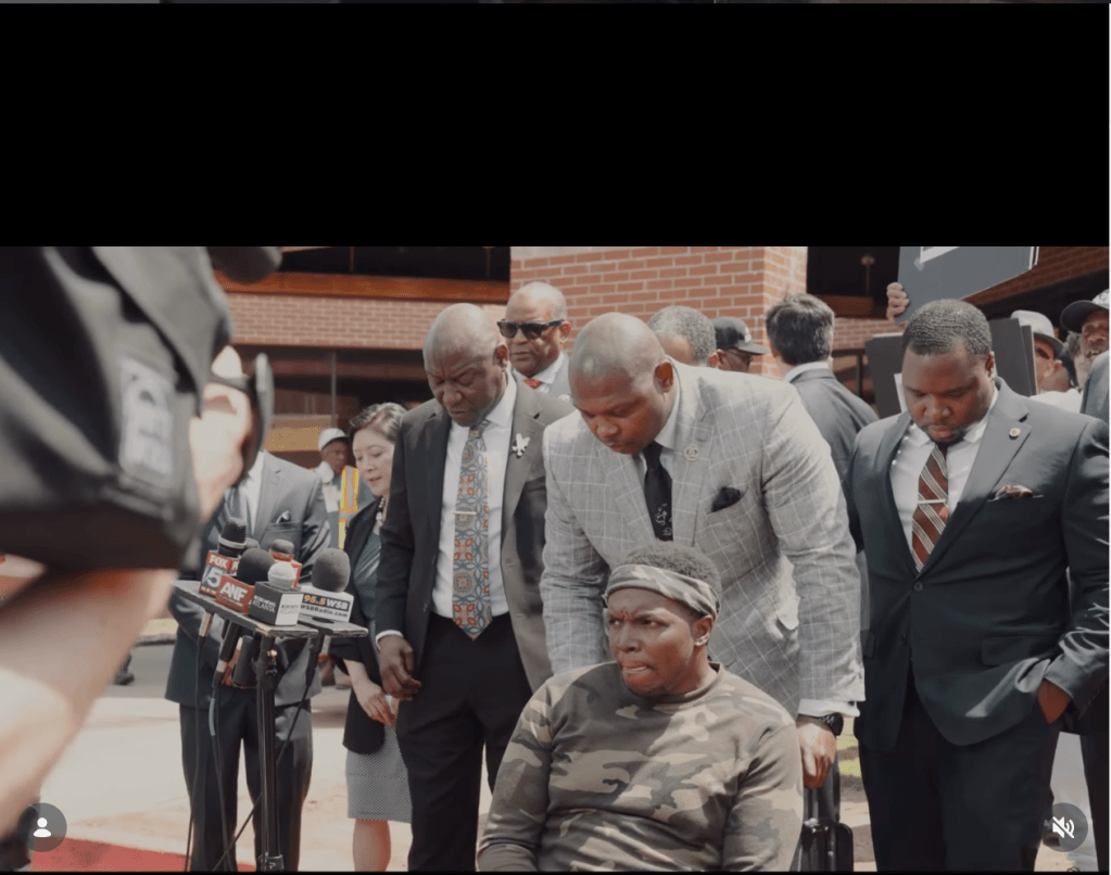 Rashaad Muhammad and Ben Crump