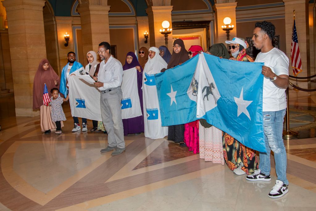 Rally at the capitol to raise awareness of the human rights violations in Somalia
