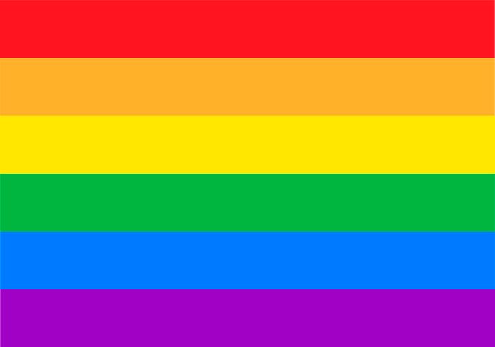 LGBTQ+ pride flag background