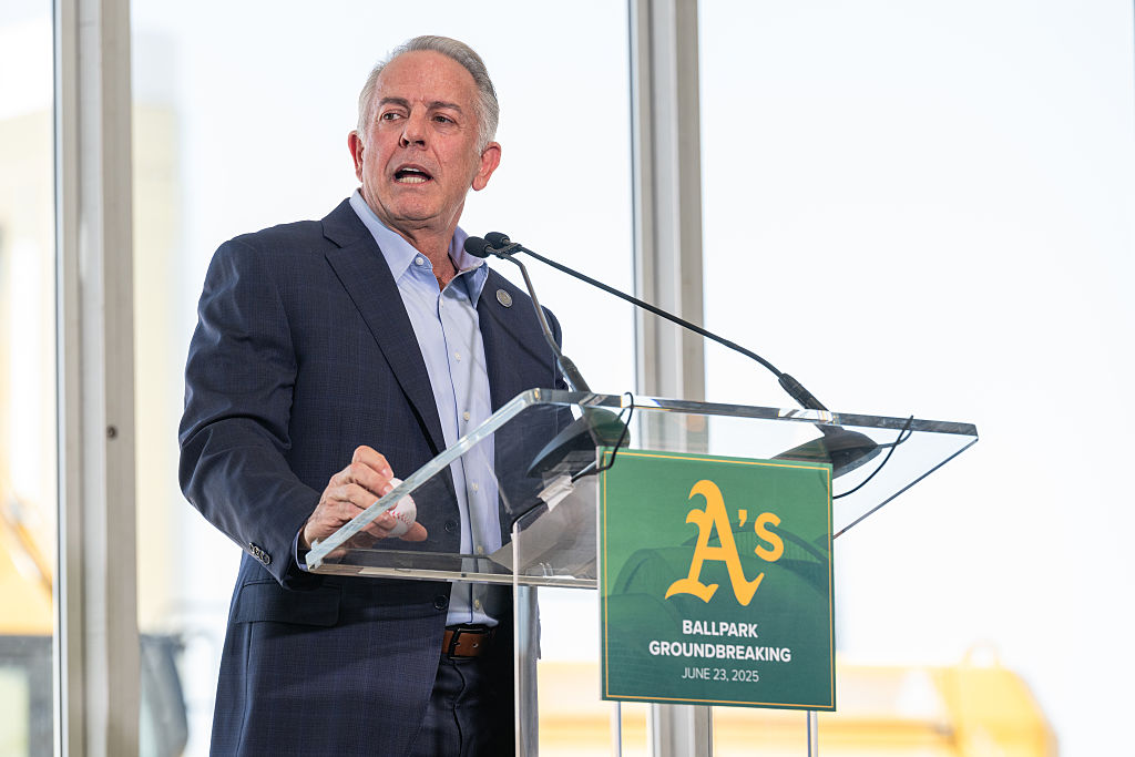 Athletics Break Ground At Las Vegas Ballpark Site