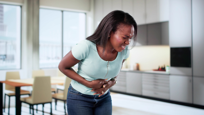 Black Woman With Bowel Polyps Shows Symptoms
